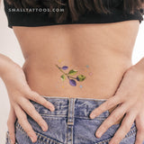 Alien Leaves By Ann Lilya Temporary Tattoo (Set of 3)