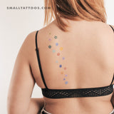 Little Flower Collection By Ann Lilya Temporary Tattoo (Set of 3)