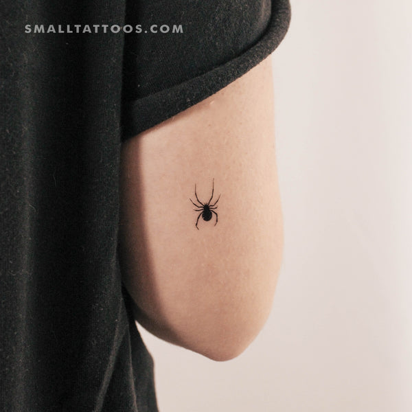 Small Spider Temporary Tattoo (Set of 3)