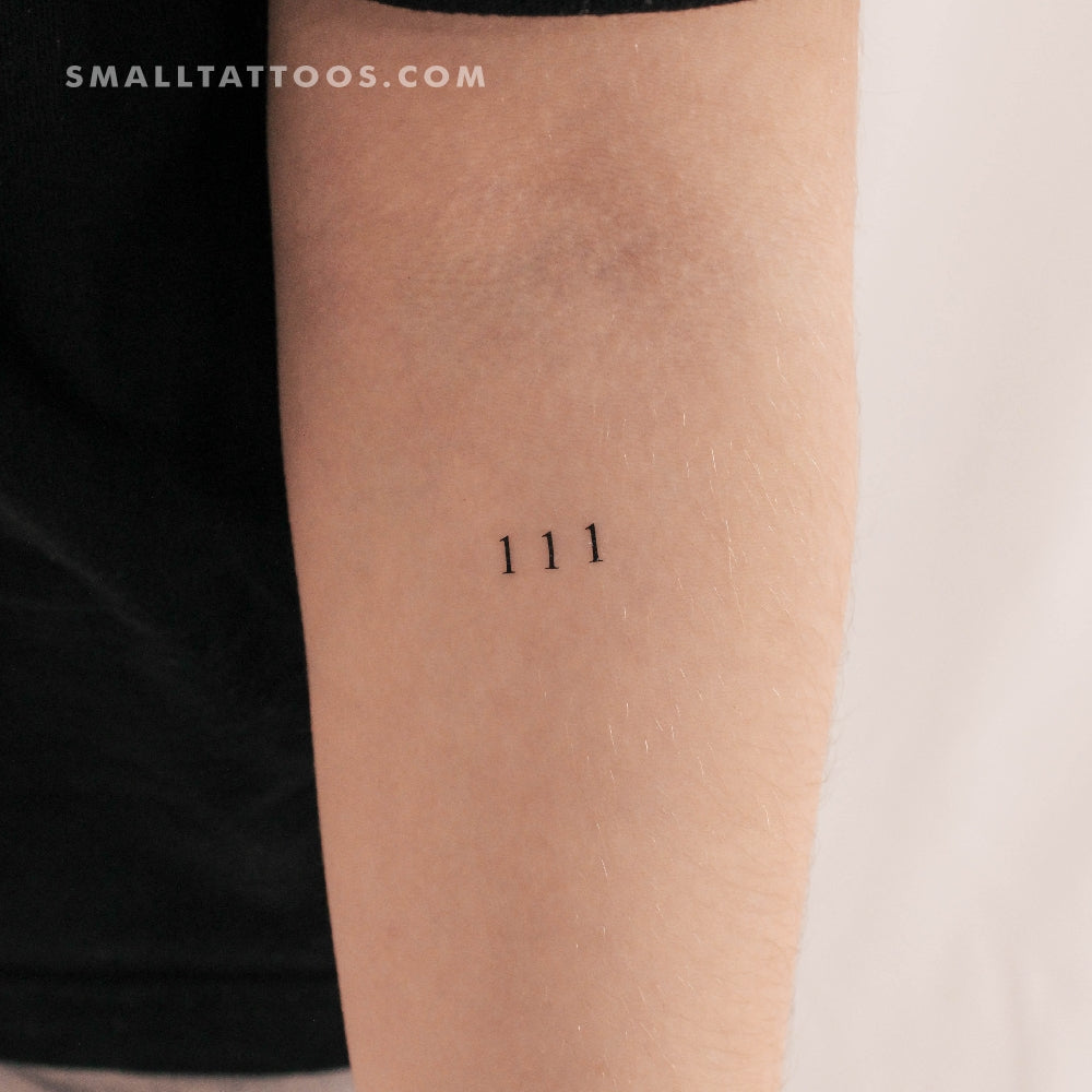 111 Angel Number Tattoo Ideas You’ll Love