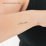 Ubuntu Temporary Tattoo - Set of 3