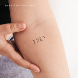Braille Love Temporary Tattoo - Set of 3