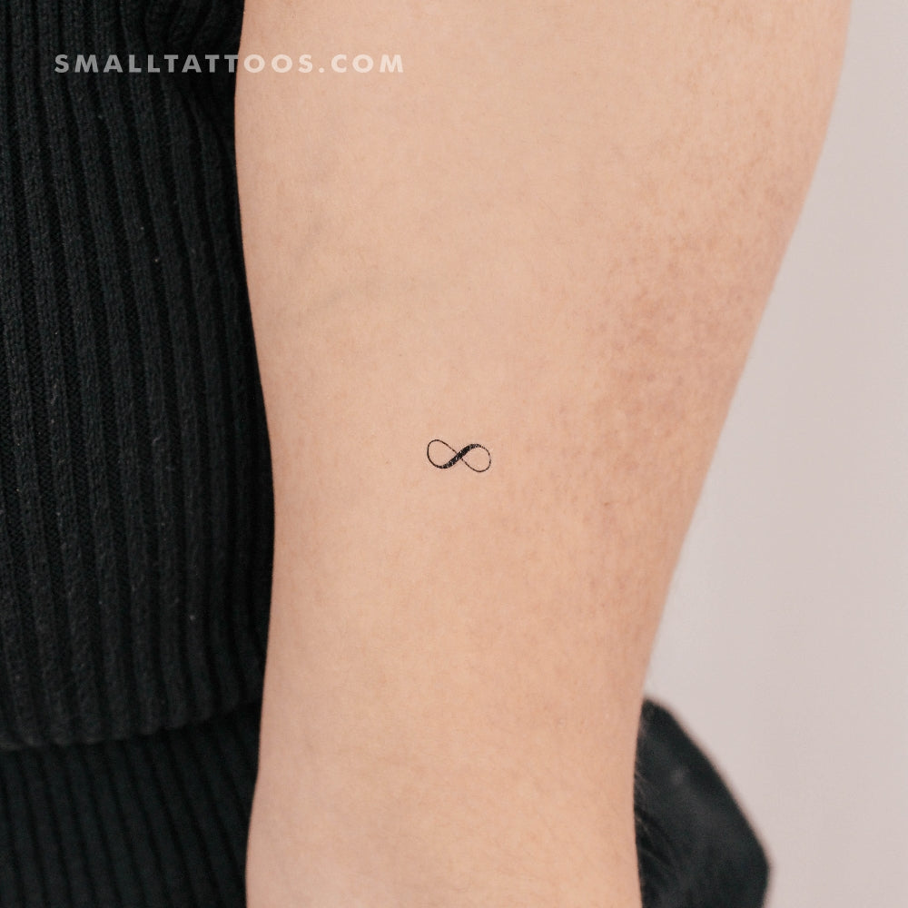 Little Infinity Symbol Temporary Tattoo (Set of 3)