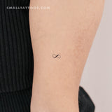 Little Infinity Symbol Temporary Tattoo (Set of 3)