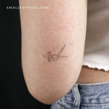 Paper Crane Temporary Tattoo (Set of 3)