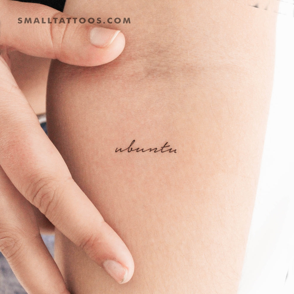 Ubuntu Temporary Tattoo - Set of 3