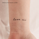 Love Me Temporary Tattoo (Set of 3)