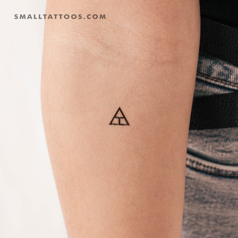 Tatuaje temporal con símbolo (juego de 3)