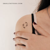 Two Opposite Fish Temporary Tattoo (Set of 3)