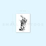 White Rabbit Temporary Tattoo (Set of 3)