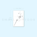Magic Wand Temporary Tattoo by Cagri Durmaz (Set of 3)