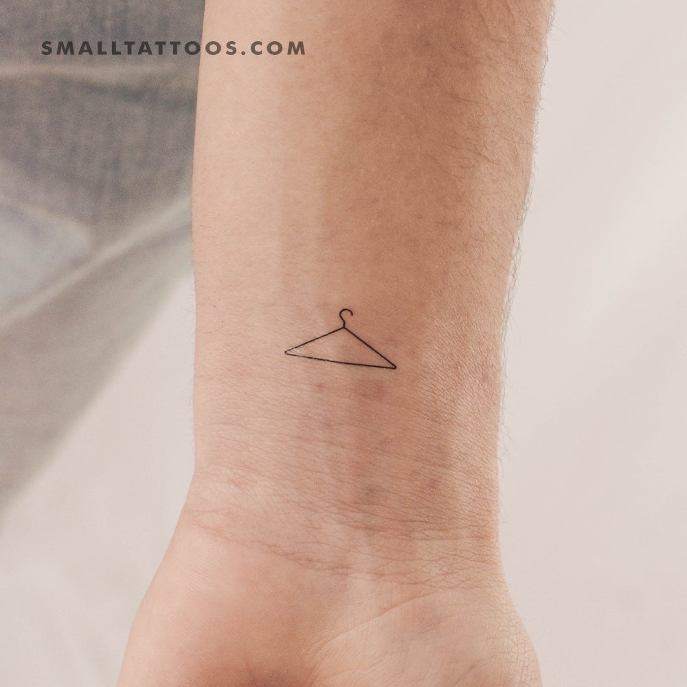 Coat Hanger Temporary Tattoo (Set of 3)