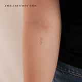 Quarter Rest Temporary Tattoo (Set of 3)