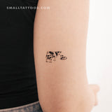 Cow Family Temporary Tattoo (Set of 3)