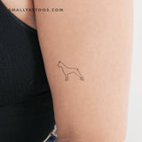 Boxer Temporary Tattoo (Set of 3)