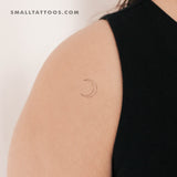 Crescent Moon Type II by Jakenowicz Temporary Tattoo - Set of 3