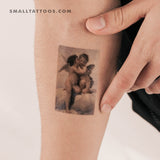 Bouguereau's First Kiss Temporary Tattoo (Set of 3)