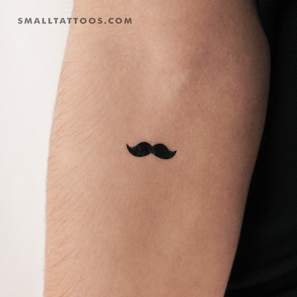 Tatuaje temporal de bigote (juego de 3)