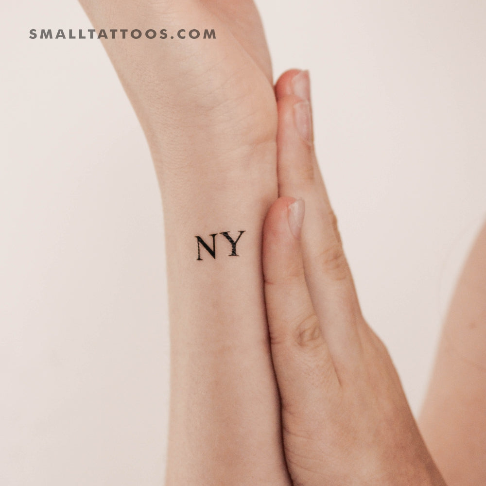 Tatuaje temporal de Nueva York (juego de 3)