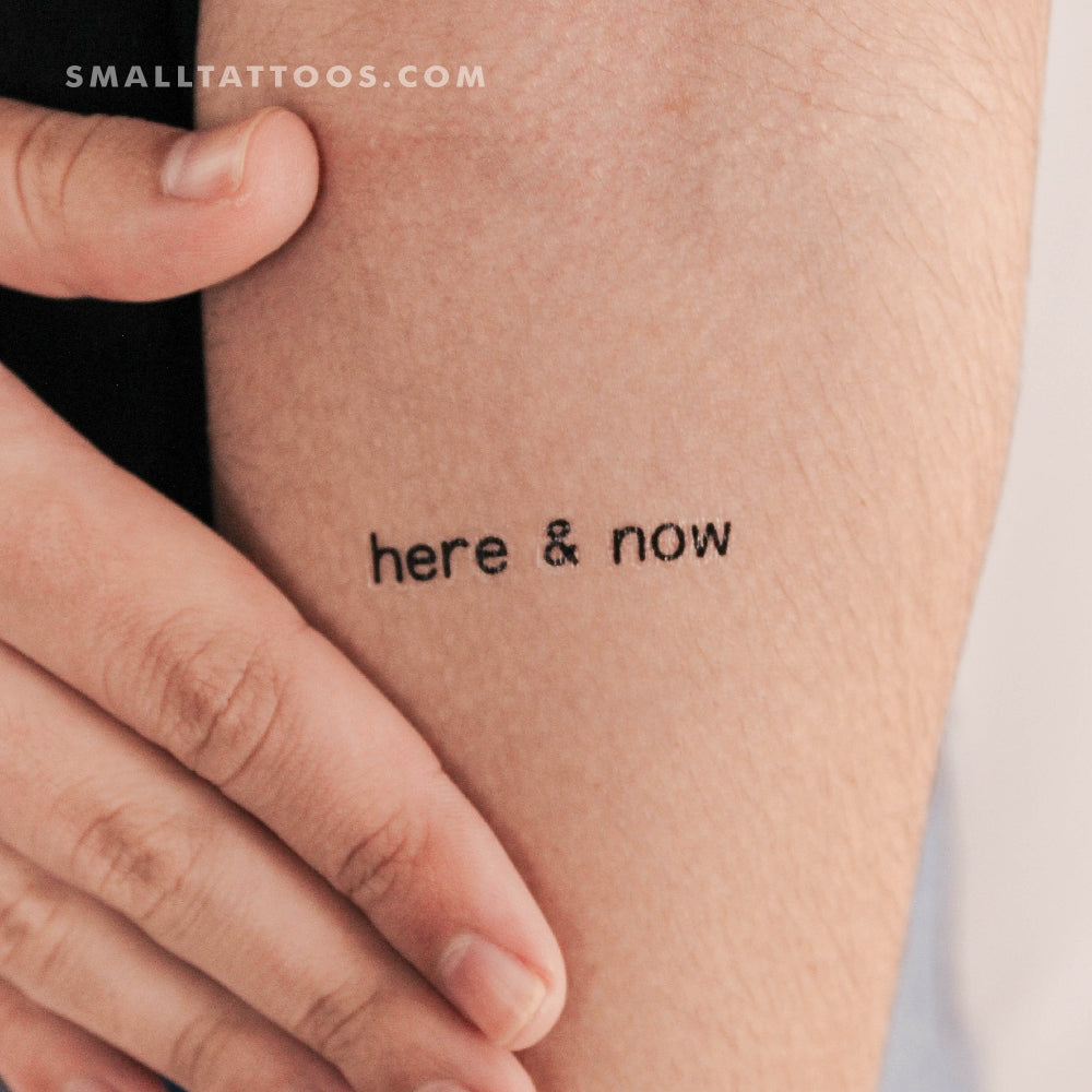 Here & Now Temporary Tattoo (Set of 3)
