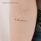Tudo Passa Temporary Tattoo (Set of 3)