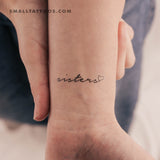 Sisters Love Temporary Tattoo (Set of 3)
