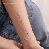 Wisdom Begins In Wonder Temporary Tattoo (Set of 3)