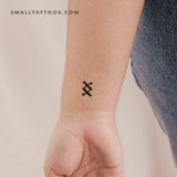 Ingwaz Temporary Tattoo (Set of 3)