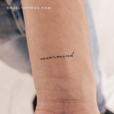 Nevermind Temporary Tattoo (Set of 3)