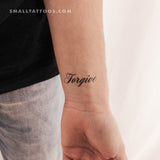 Forgive Temporary Tattoo (Set of 3)
