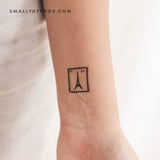 France Stamp Temporary Tattoo (Set of 3)