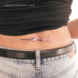 Pink Leopard By Ann Lilya Temporary Tattoo (Set of 3)