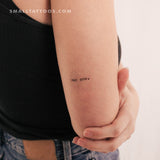Her One. Temporary Tattoo (Set of 3)