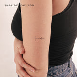 Family Cross Temporary Tattoo (Set of 3)