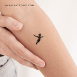 Flying Peter Pan Silhouette Temporary Tattoo (Set of 3)