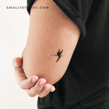 Tinker Bell Silhouette Temporary Tattoo (Set of 3)