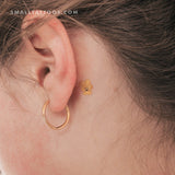 Tiny Yellow Pansy Temporary Tattoo (Set of 3)