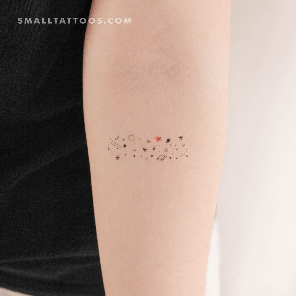 Galaxy Temporary Tattoo (Set of 3)