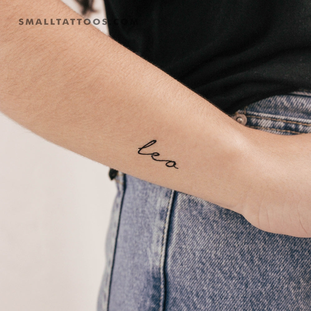 Tatuaje temporal de Leo - Juego de 3