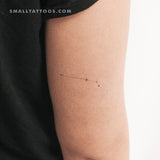 Dots Aries Constellation Temporary Tattoo - Set of 3