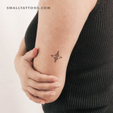 Symmetric Family Symbol Temporary Tattoo - Set of 3
