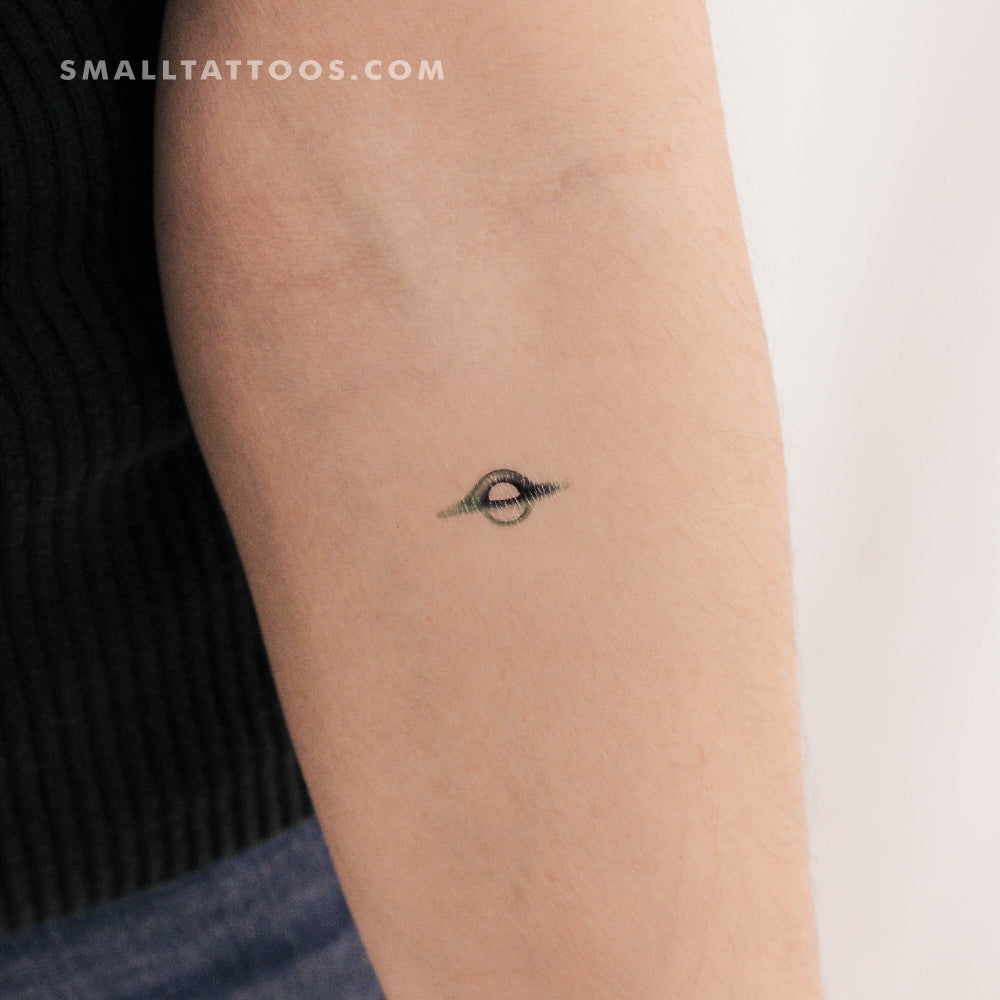 Black Hole Temporary Tattoo - Set of 3