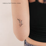 Red Olives By Ann Lilya Temporary Tattoo (Set of 3)