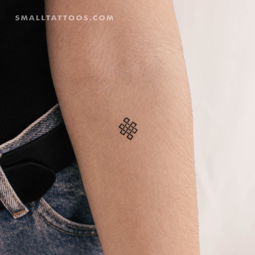 Tatuaje temporal de nudo eterno (juego de 3)