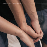 Matching Siblings Counter Temporary Tattoo (Set of 3+3+3)
