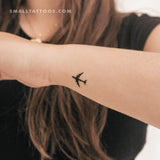 Airplane Temporary Tattoo (Set of 3)