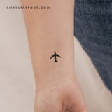 Airplane Temporary Tattoo (Set of 3)