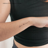 Qui t'aime? Temporary Tattoo (Set of 3)