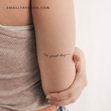 I've Just Begun Temporary Tattoo (Set of 3)