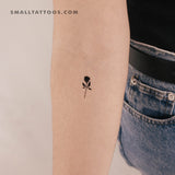 Black Rose Temporary Tattoo by 1991.ink (Set of 3)